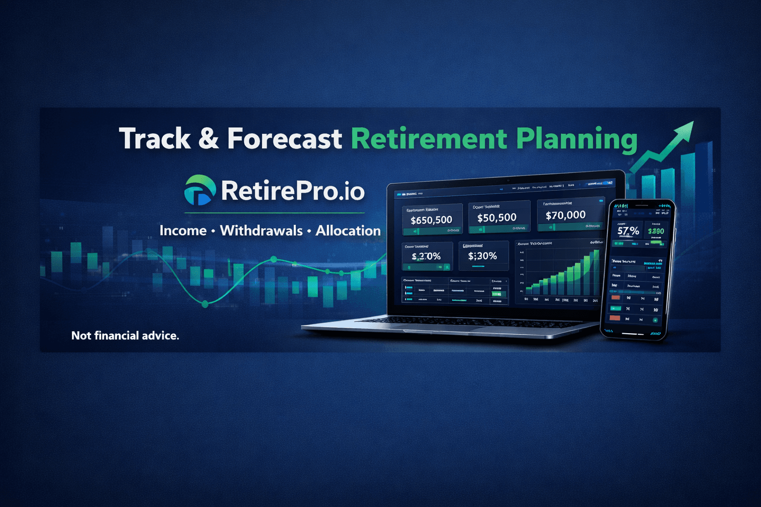 RetirePro Dashboard - Plan your retirement with confidence